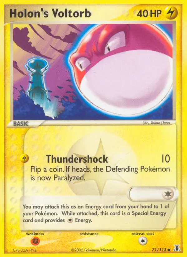 Holon's Voltorb — Delta Species card #71
