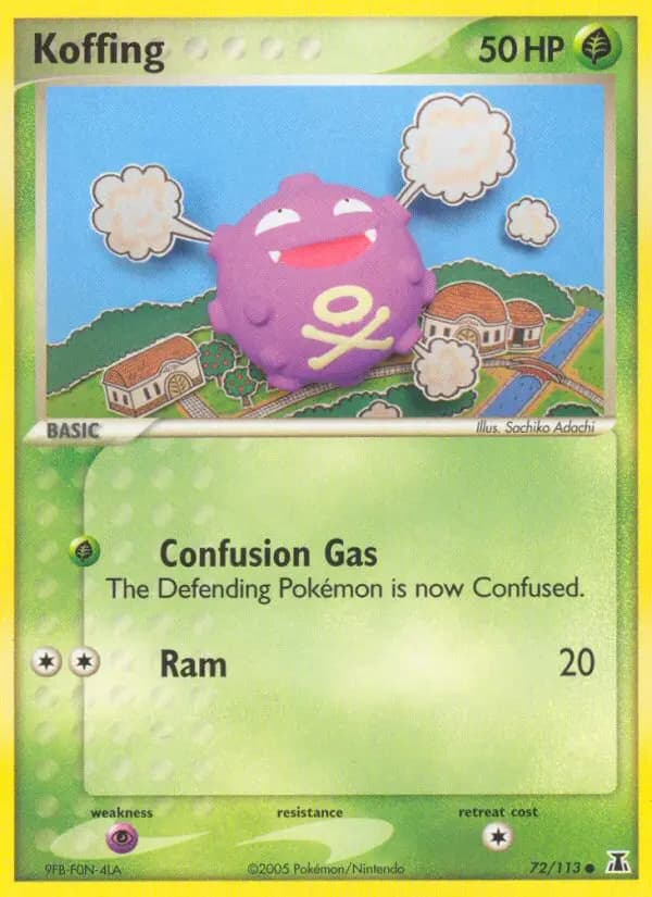 Koffing — Delta Species card #72