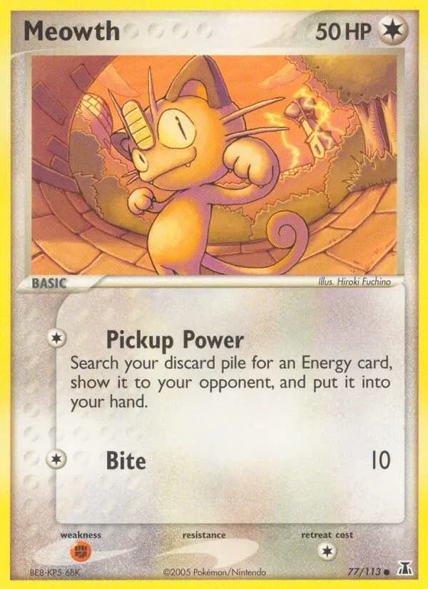 Meowth — Delta Species card #77