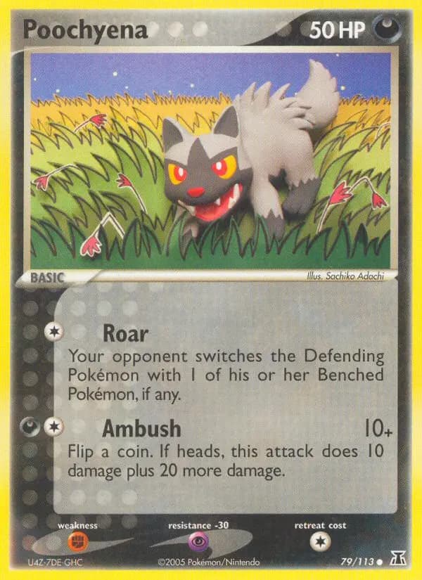 Poochyena — Delta Species card #79
