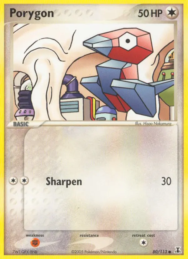 Porygon — Delta Species card #80
