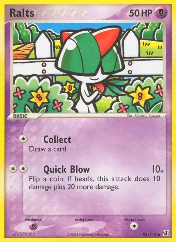 Ralts — Delta Species card #81