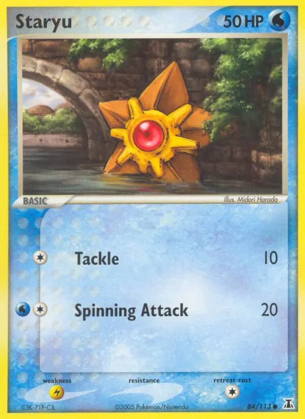 Staryu — Delta Species card #84