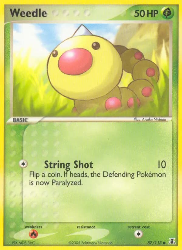 Weedle — Delta Species card #87