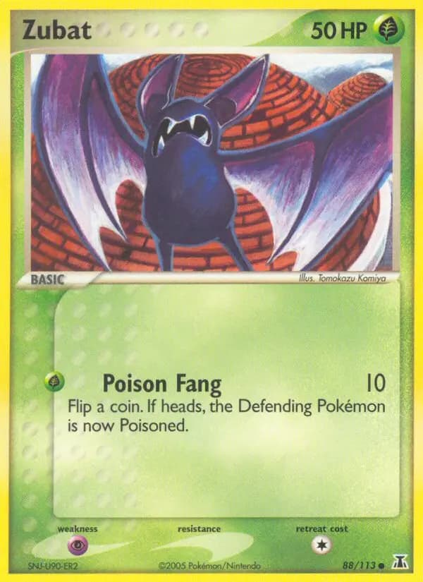 Zubat — Delta Species card #88