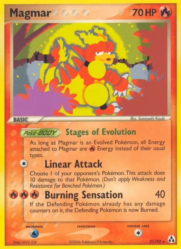 Magmar — Legend Maker card #21