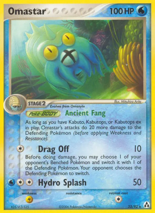 Omastar — Legend Maker card #23