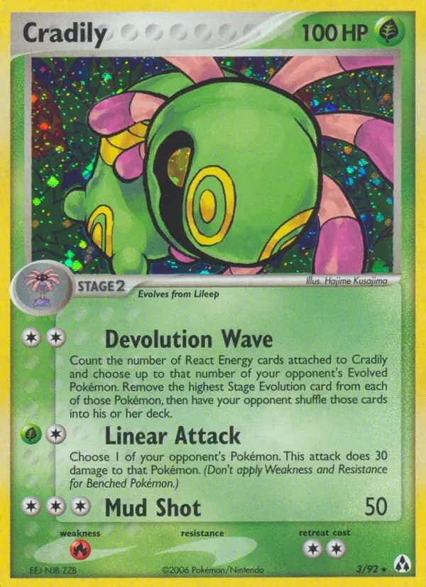 Cradily — Legend Maker card #3