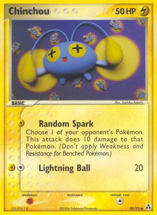 Chinchou — Legend Maker card #50
