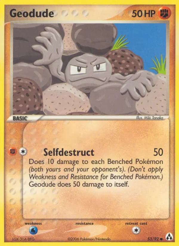 Geodude — Legend Maker card #53
