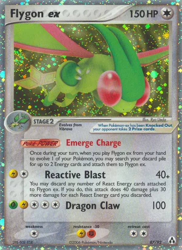 Flygon ex — Legend Maker card #87