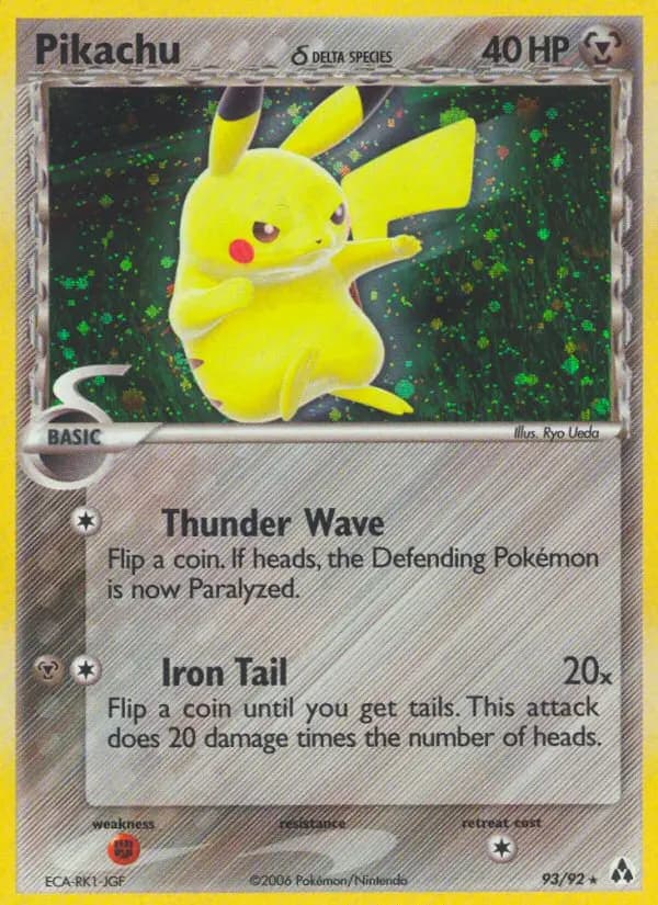 Pikachu δ — Legend Maker card #93