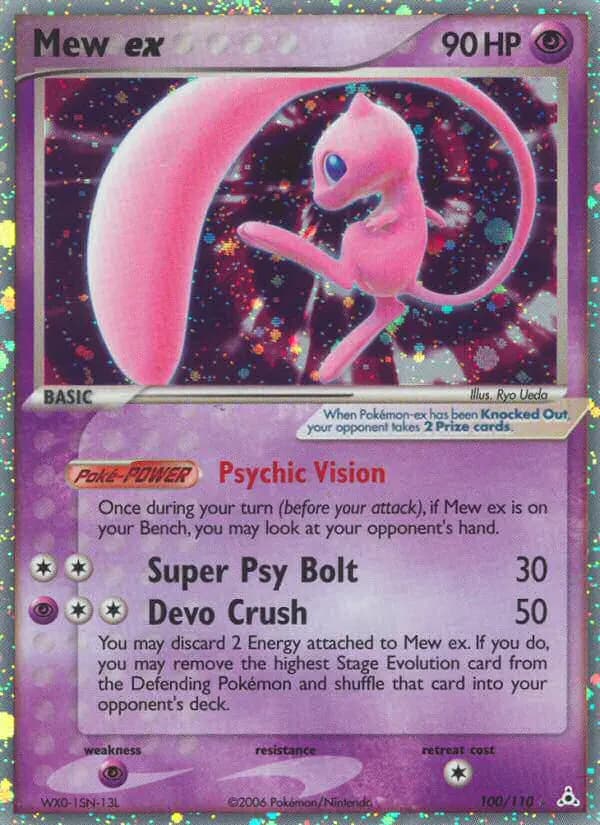 Mew ex — Holon Phantoms card #100