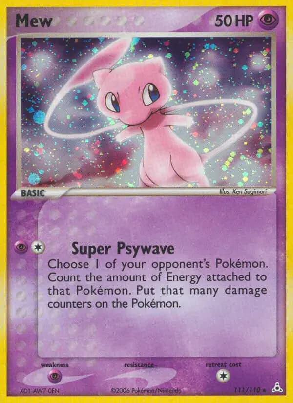 Mew — Holon Phantoms card #111