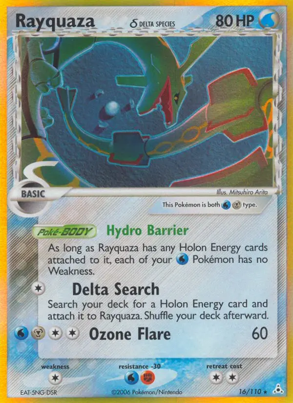 Rayquaza δ — Holon Phantoms card #16