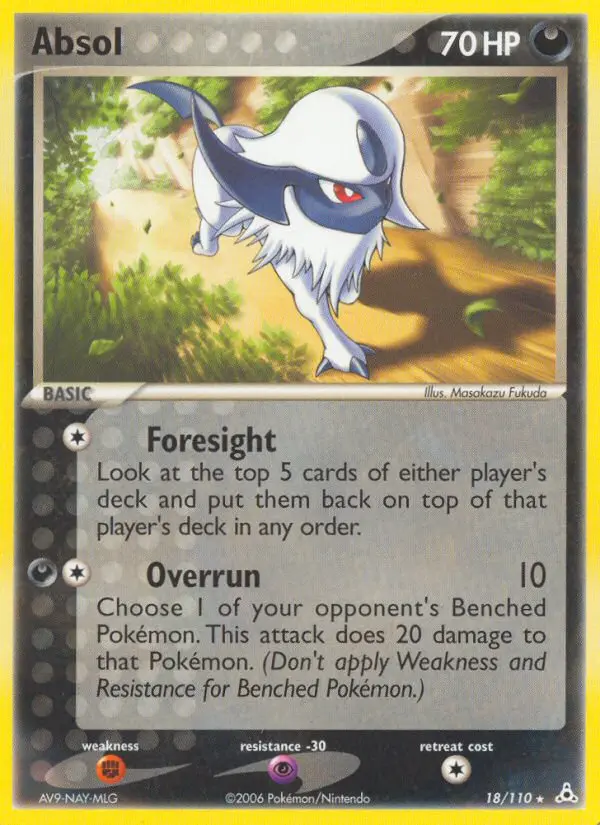 Absol — Holon Phantoms card #18