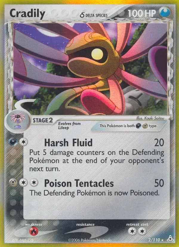 Cradily δ — Holon Phantoms card #2