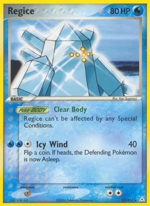 Regice — Holon Phantoms card #27