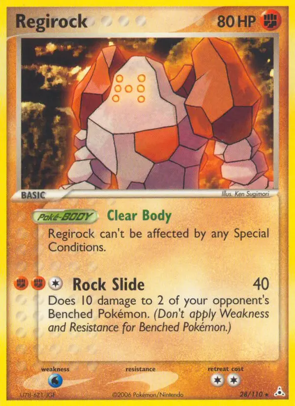 Regirock — Holon Phantoms card #28