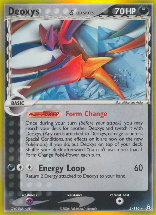 Deoxys δ — Holon Phantoms card #3