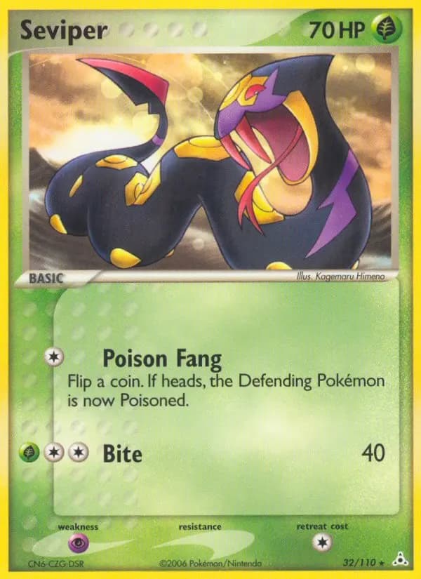 Seviper — Holon Phantoms card #32