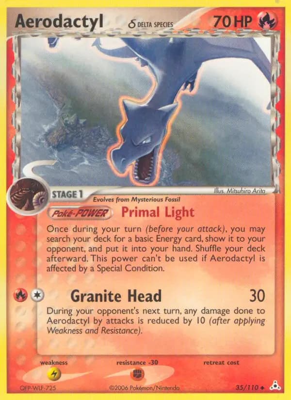 Aerodactyl δ — Holon Phantoms card #35