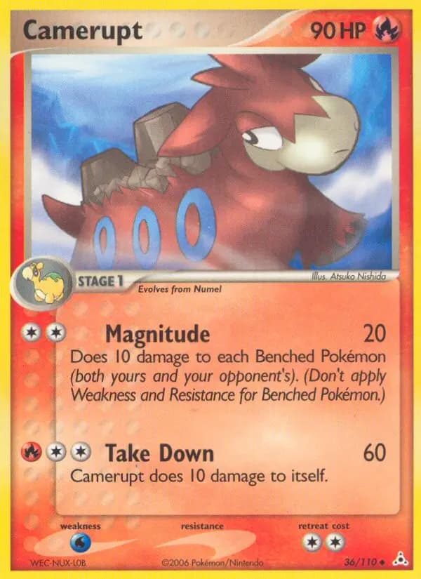 Camerupt — Holon Phantoms card #36
