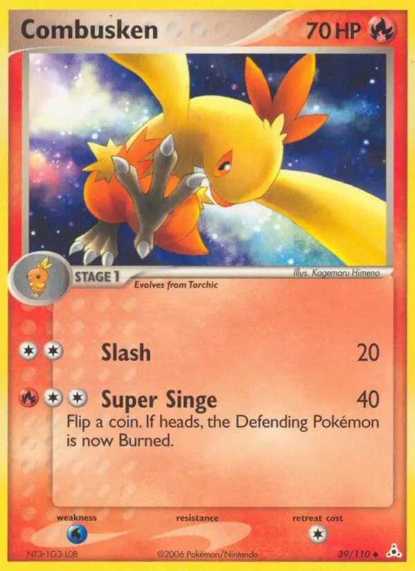 Combusken — Holon Phantoms card #39