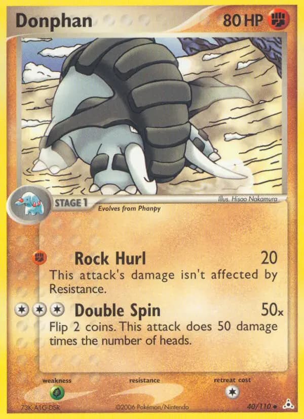 Donphan — Holon Phantoms card #40