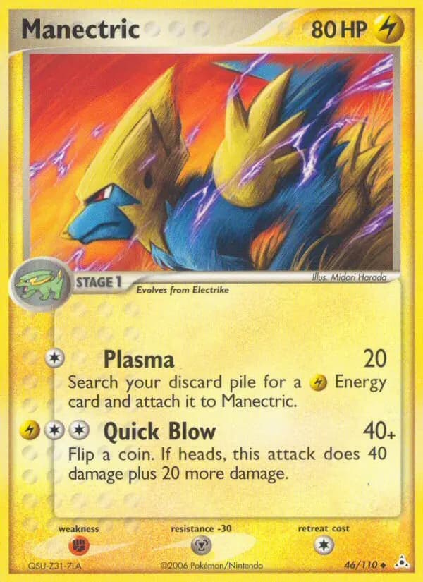 Manectric — Holon Phantoms card #46
