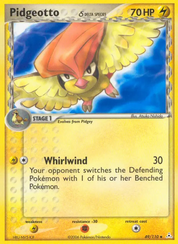 Pidgeotto δ — Holon Phantoms card #49