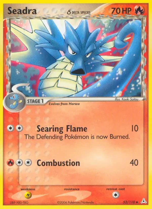 Seadra δ — Holon Phantoms card #52