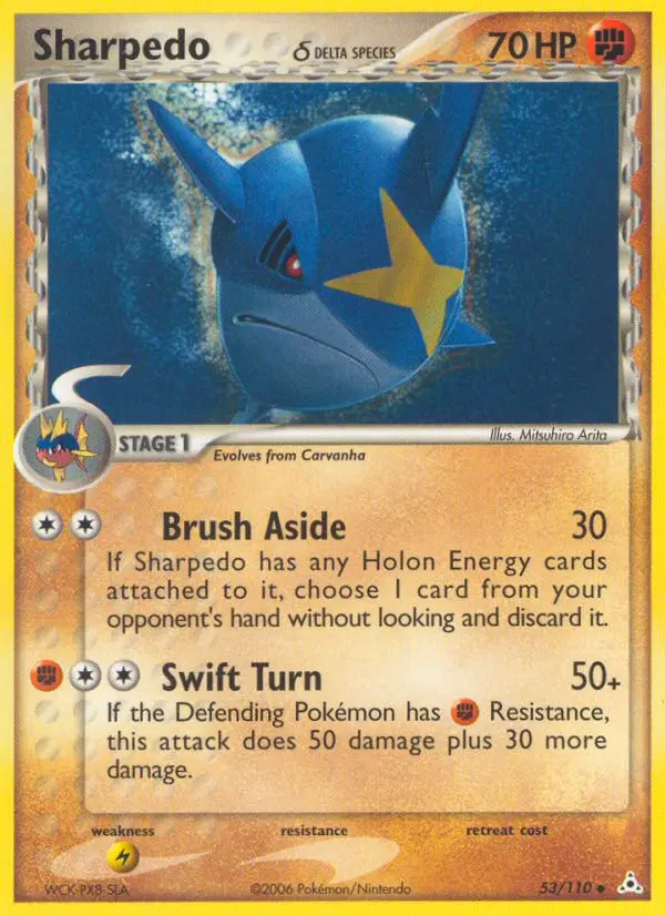 Sharpedo δ — Holon Phantoms card #53