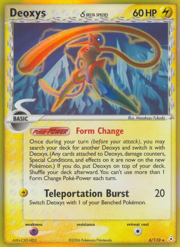 Deoxys δ — Holon Phantoms card #6
