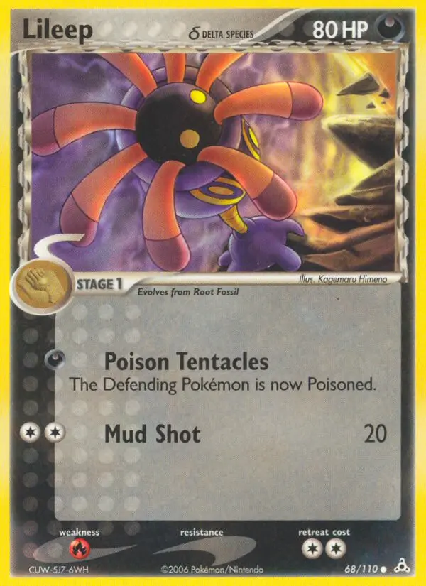 Lileep δ — Holon Phantoms card #68