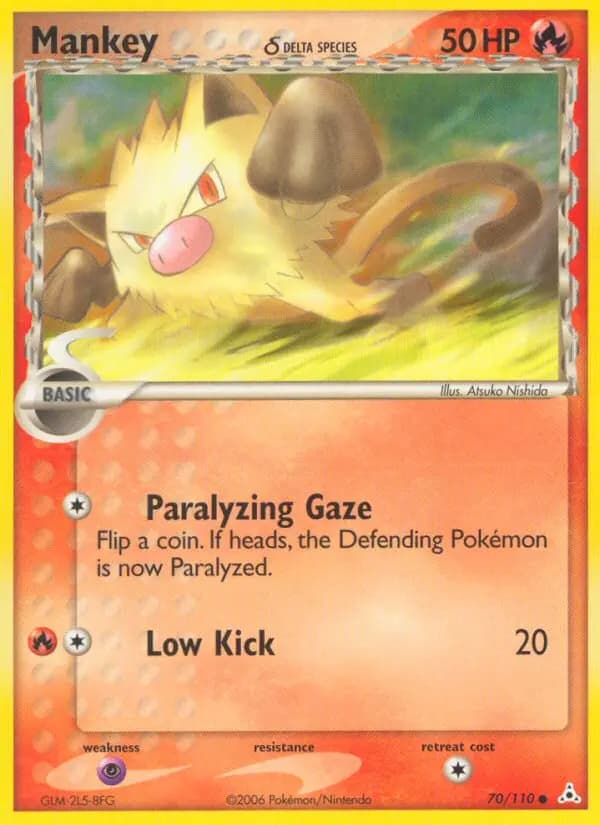 Mankey δ — Holon Phantoms card #70