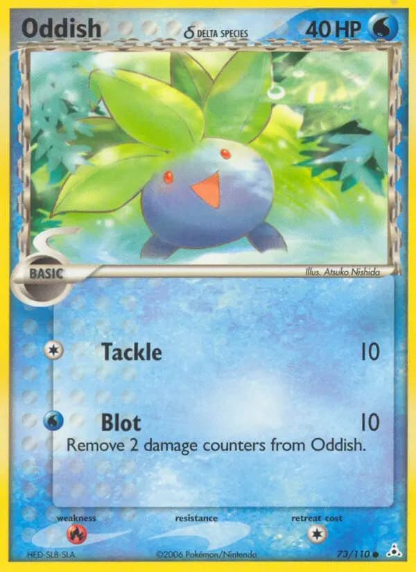 Oddish δ — Holon Phantoms card #73
