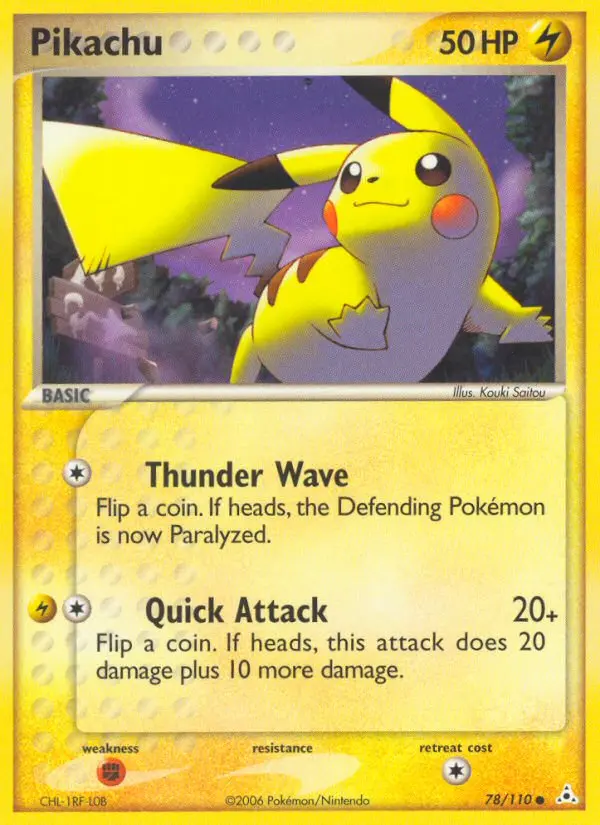 Pikachu — Holon Phantoms card #78