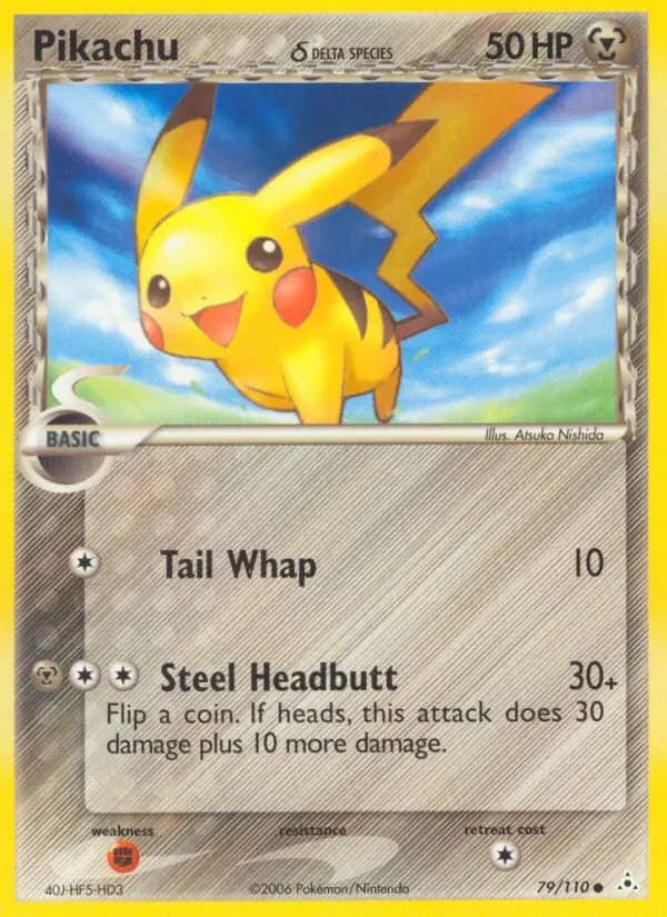 Pikachu δ — Holon Phantoms card #79
