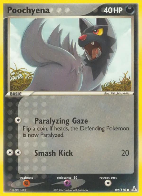 Poochyena — Holon Phantoms card #80