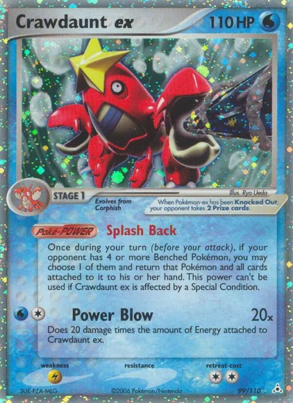 Crawdaunt ex — Holon Phantoms card #99