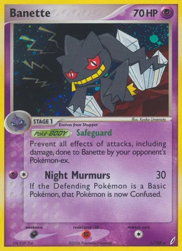 Banette — Crystal Guardians card #1
