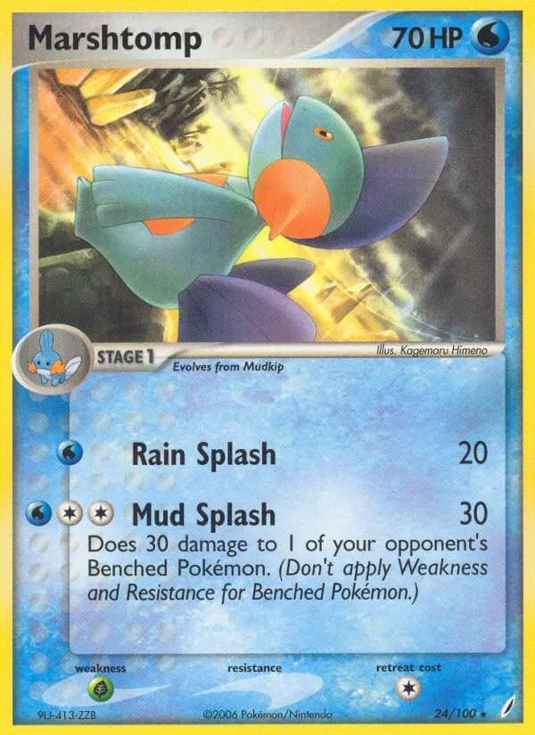 Marshtomp — Crystal Guardians card #24