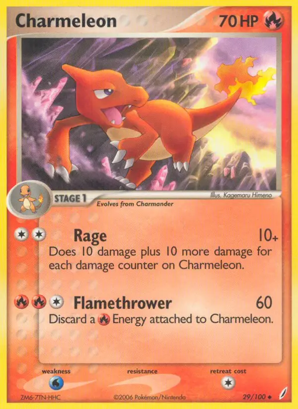 Charmeleon — Crystal Guardians card #29