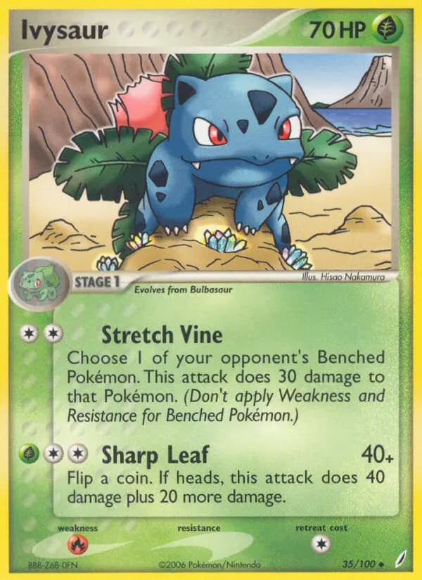 Ivysaur — Crystal Guardians card #35