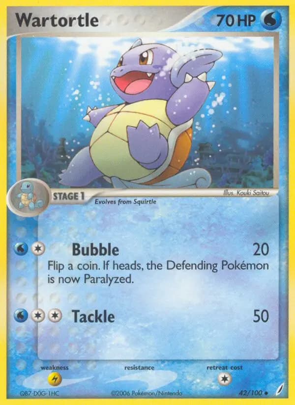 Wartortle — Crystal Guardians card #42