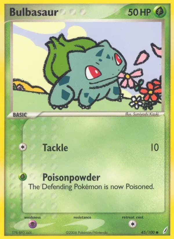 Bulbasaur — Crystal Guardians card #45