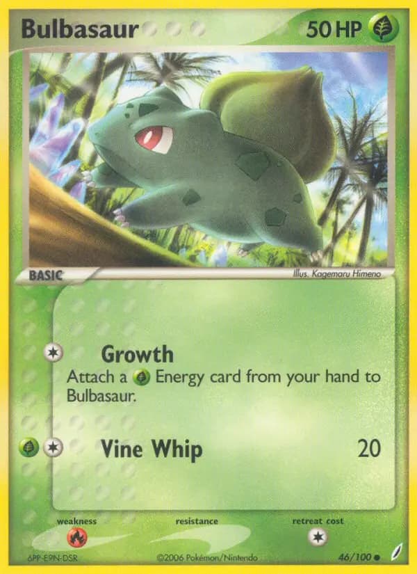 Bulbasaur — Crystal Guardians card #46