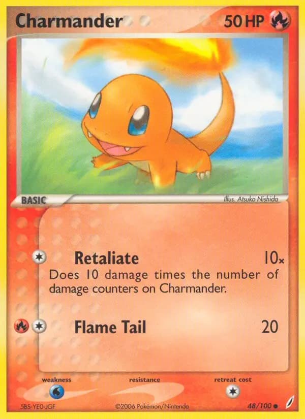 Charmander — Crystal Guardians card #48