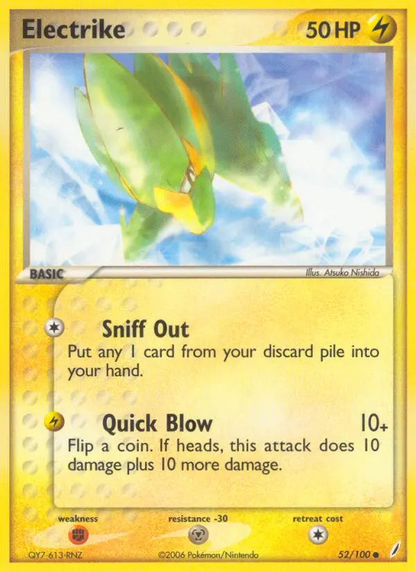 Electrike — Crystal Guardians card #52